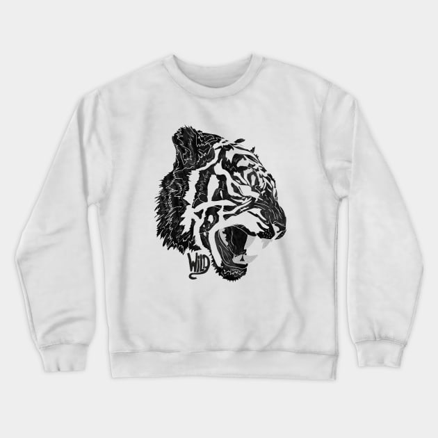 Wild Crewneck Sweatshirt by Swadeillustrations